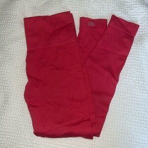 Set active seamless pink leggings size small